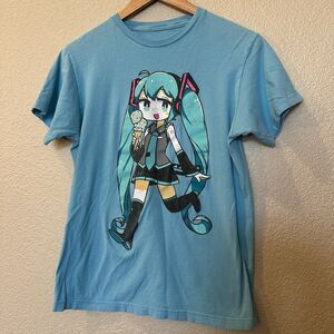 hatsune miku shirt Expo Mens Medium Anime Green